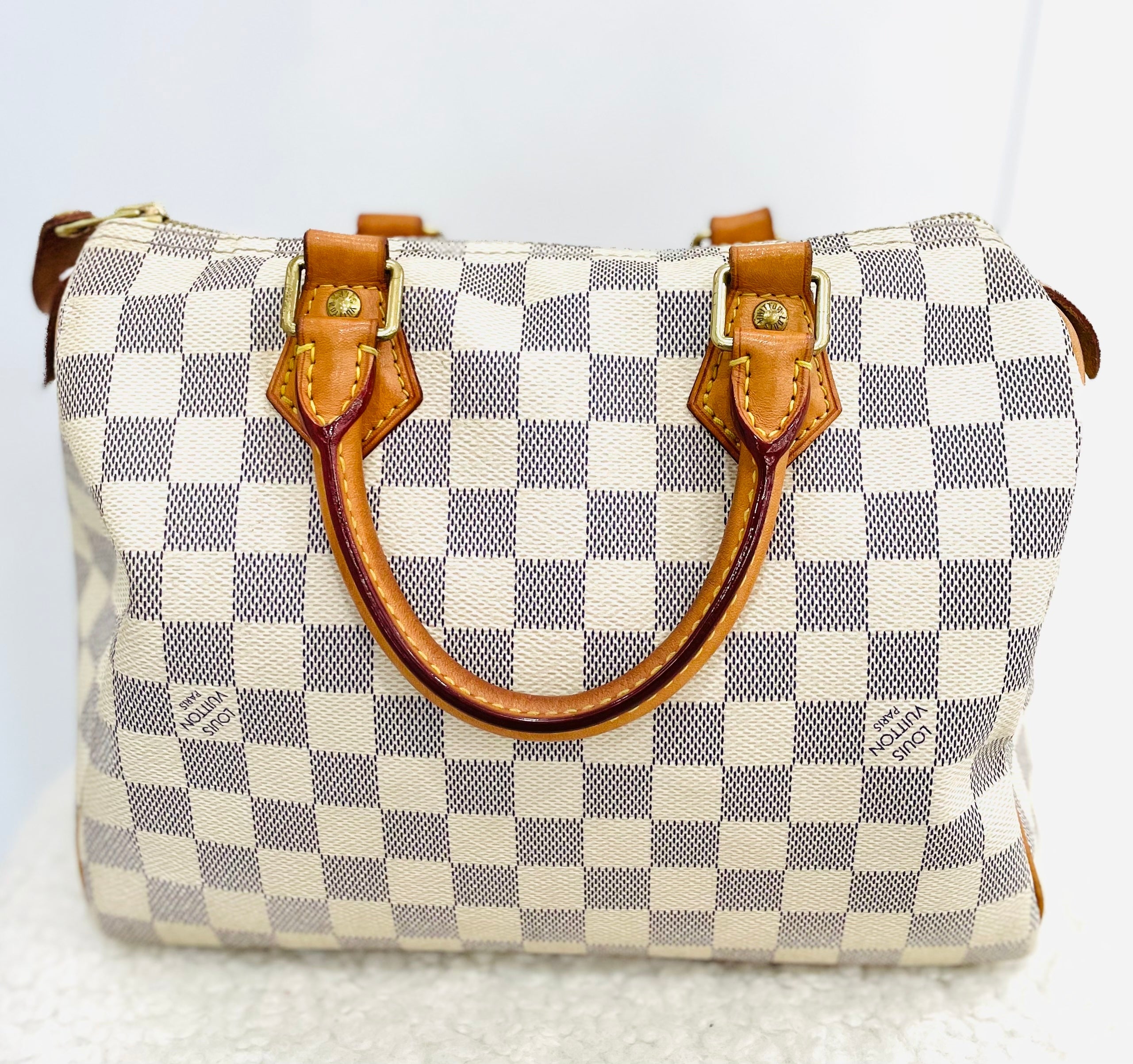 LOUIS VUITTON DAMIER AZUR SPEEDY 25 HANDBAG