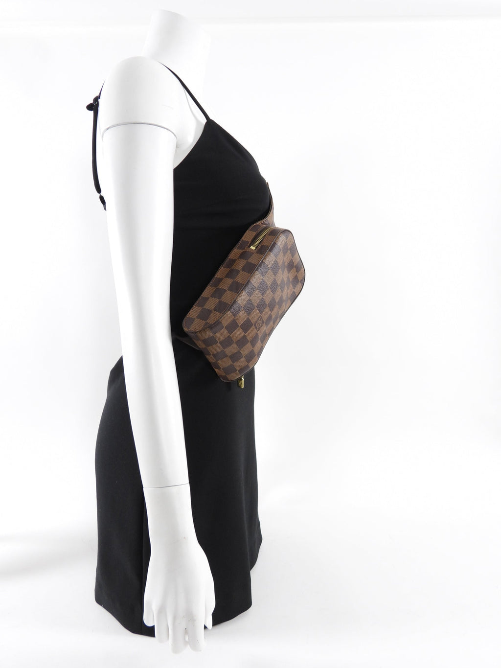 Louis Vuitton Brown Damier Ebene Geronimos Body / Belt Bag