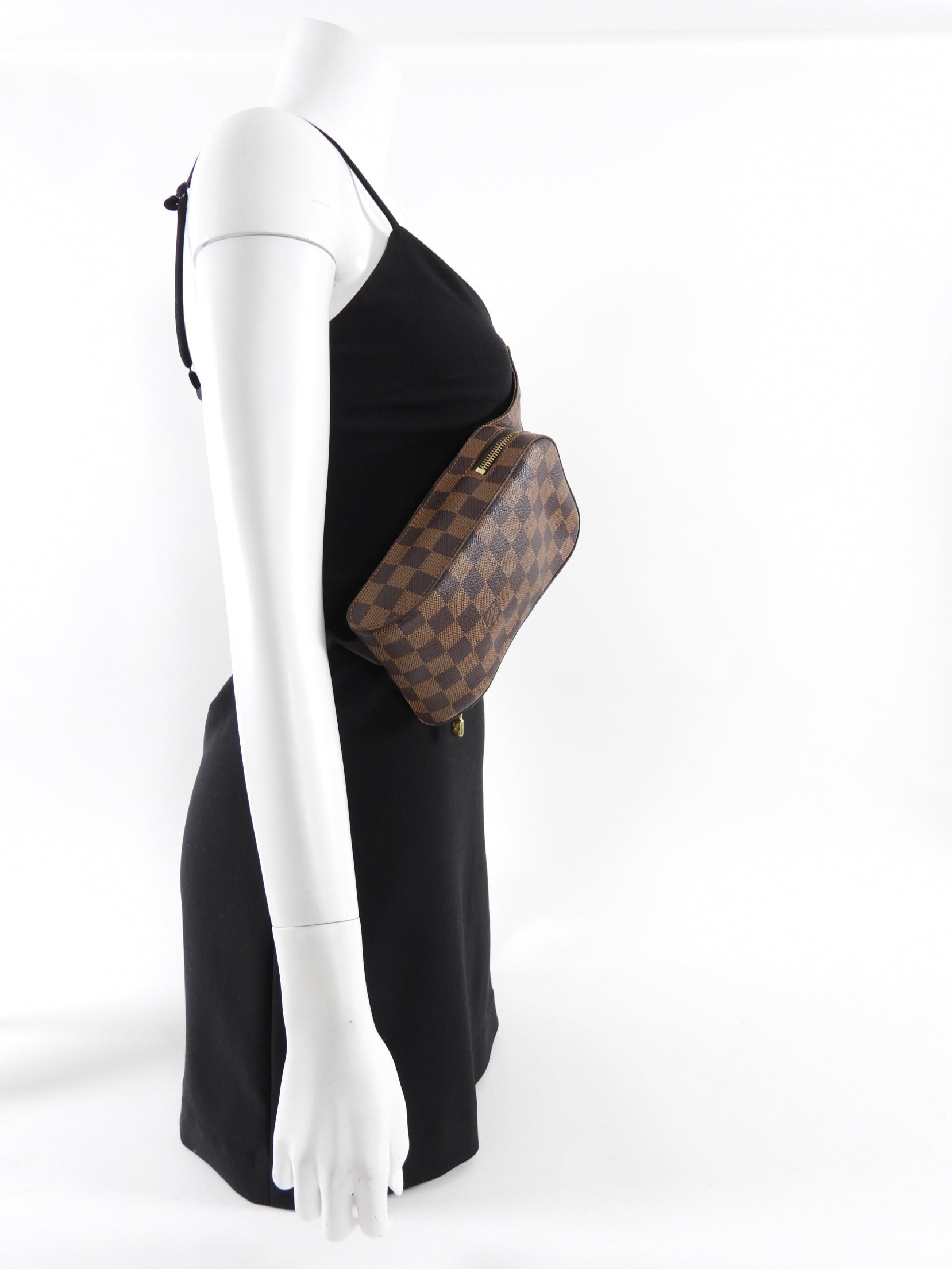 Louis Vuitton Brown Damier Ebene Geronimos Body / Belt Bag