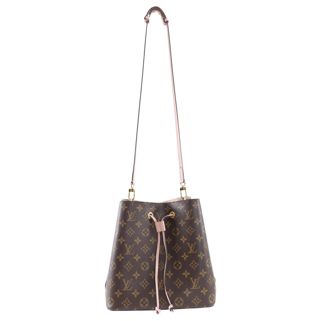 Louis Vuitton Monogram Canvas Neo Noe MM Rose Poudre Drawstring Bag