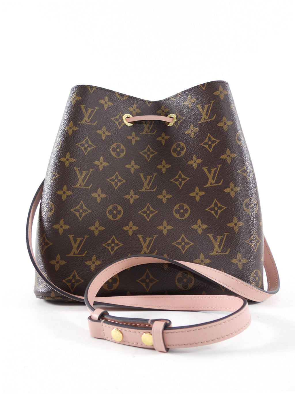 Louis Vuitton Monogram Canvas Neo Noe MM Rose Poudre Drawstring Bag