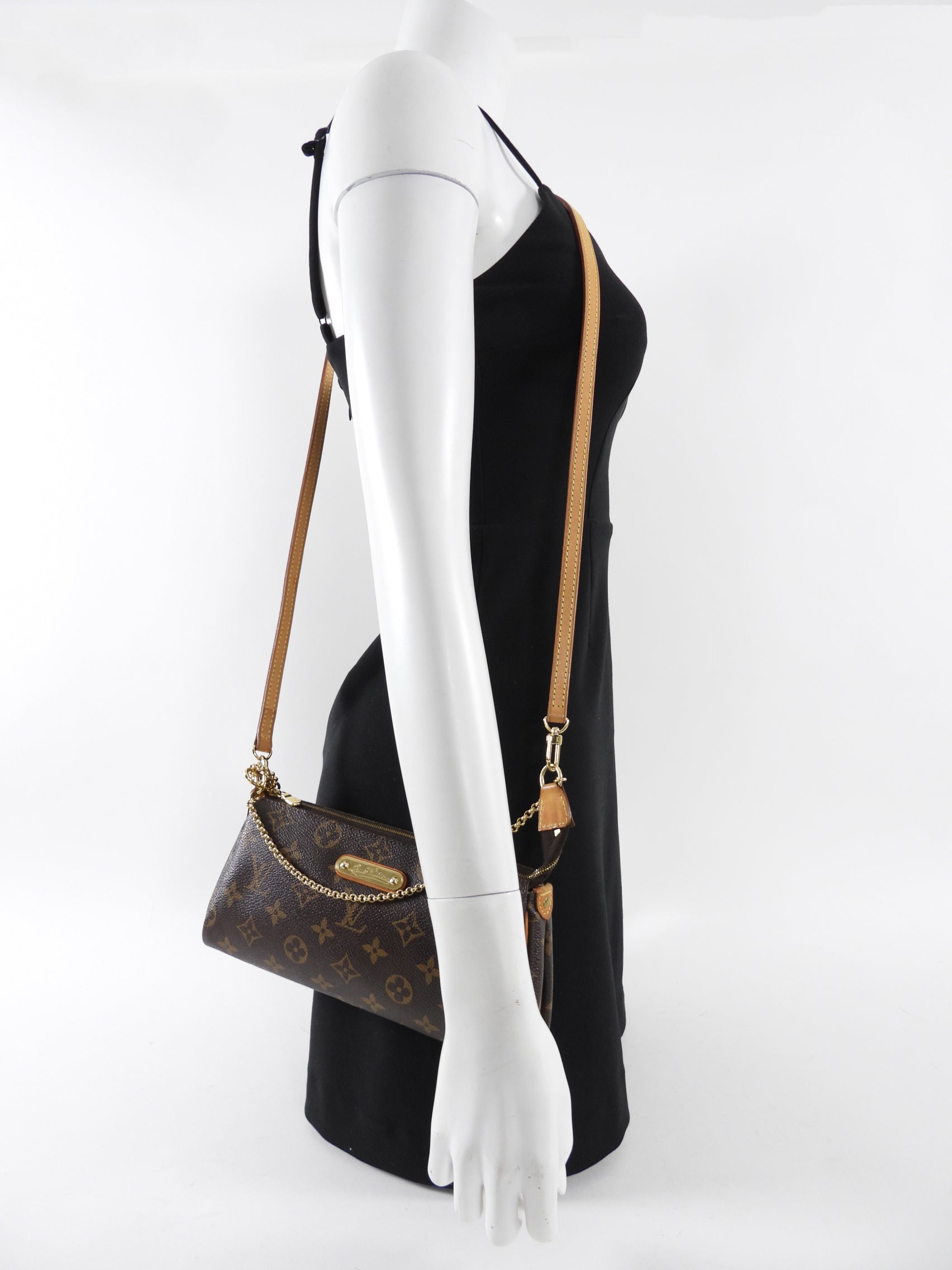 Louis Vuitton Monogram Canvas Eva Chain 2-Way Strap Pochette Bag