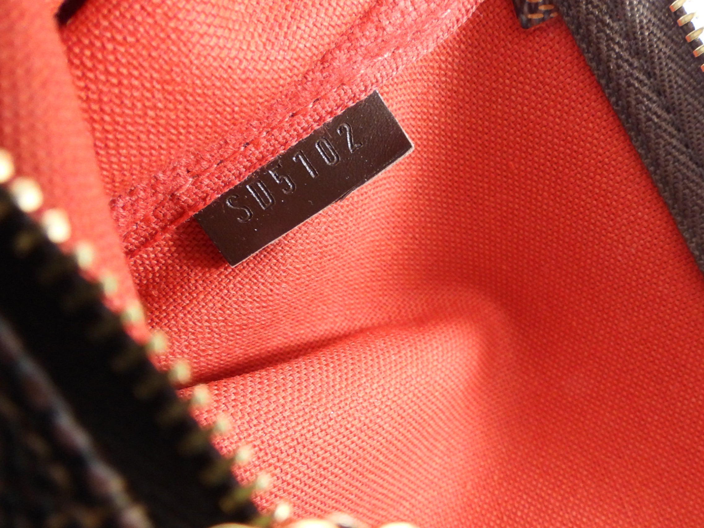 Louis Vuitton Damier Ebene Coated Canvas Eva Chain 2-Way Strap Pochette Bag