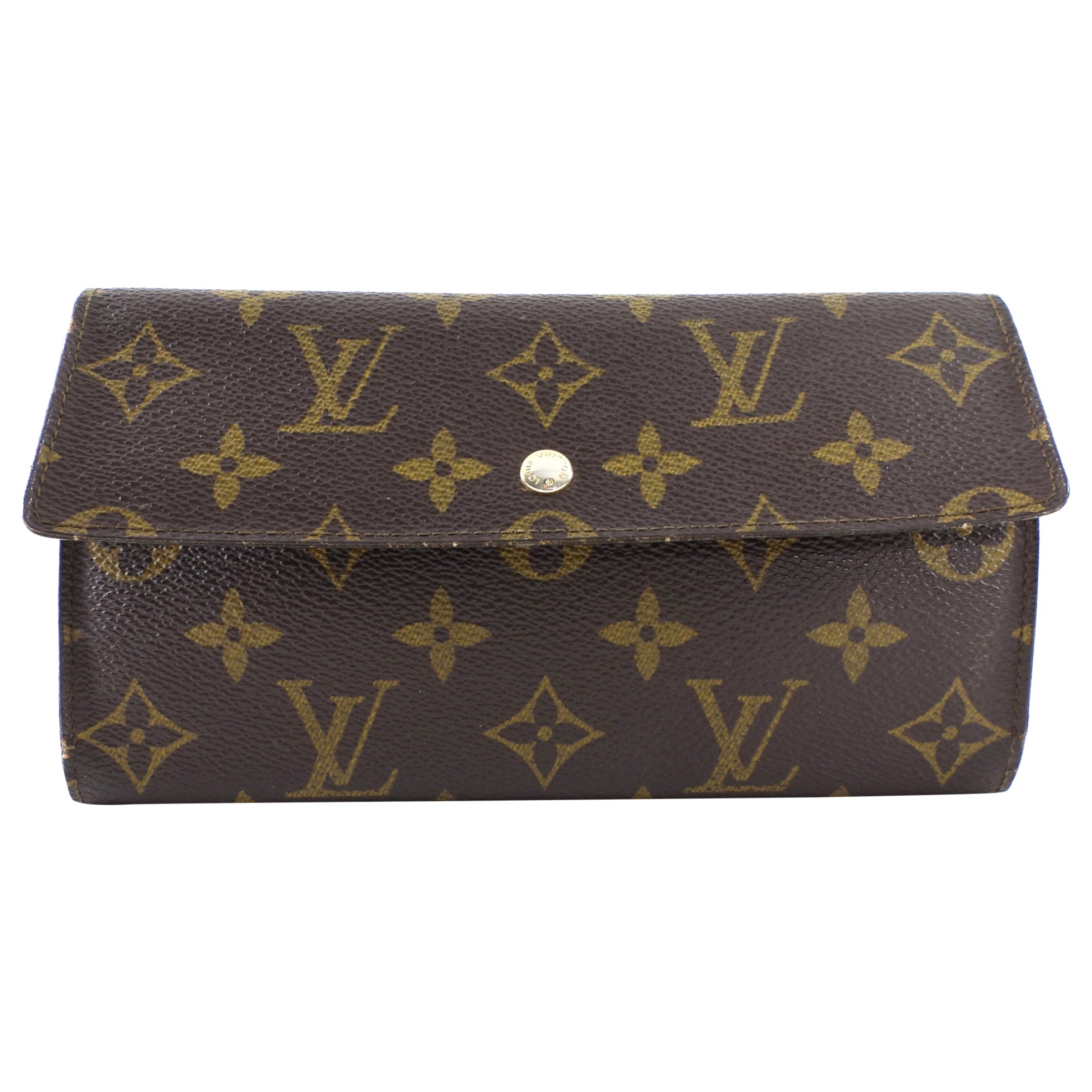 Louis Vuitton Vintage Monogram Trifold International Wallet