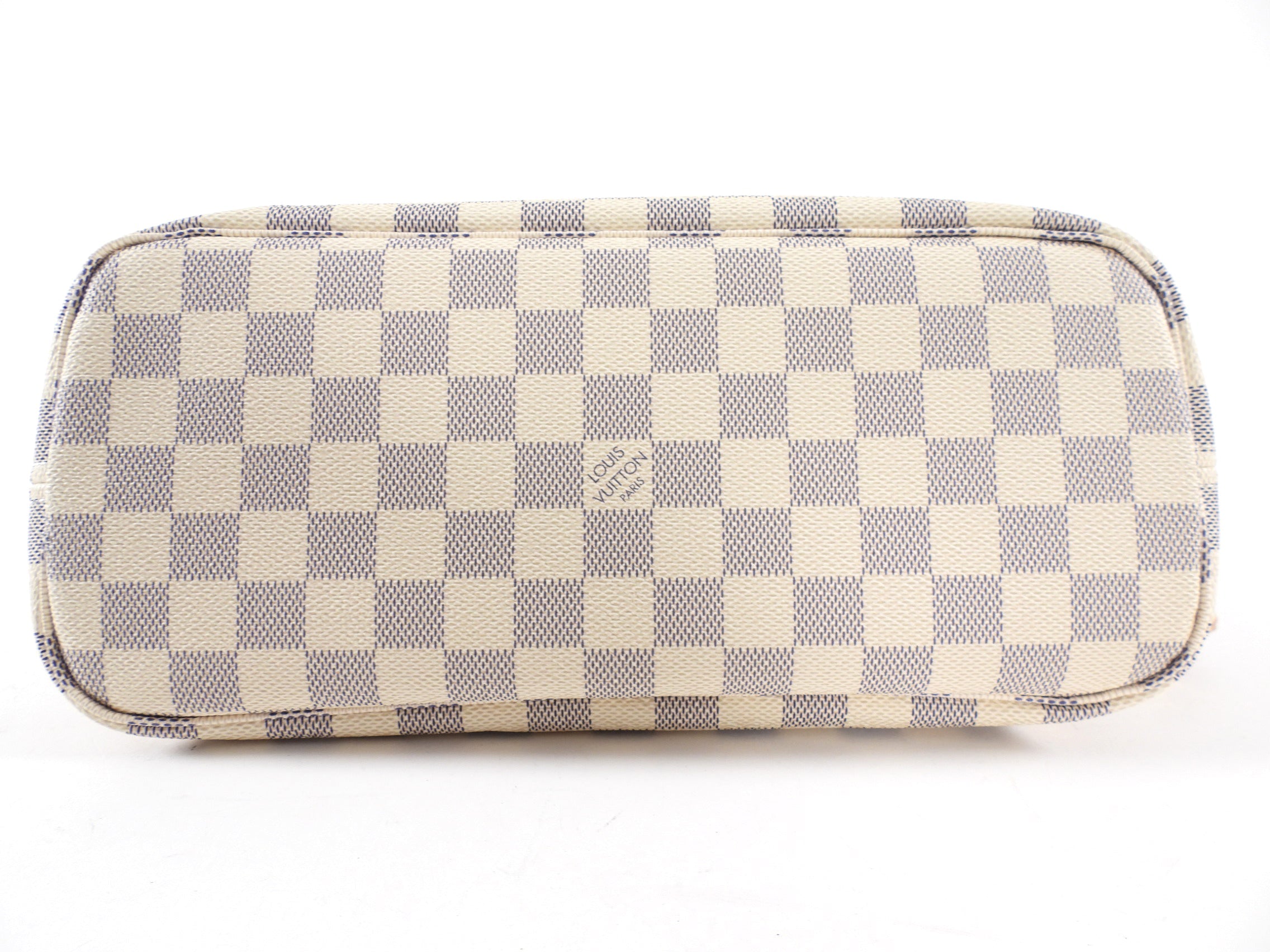 Louis Vuitton Damier Azur Neverfull MM Tote Bag with Insert