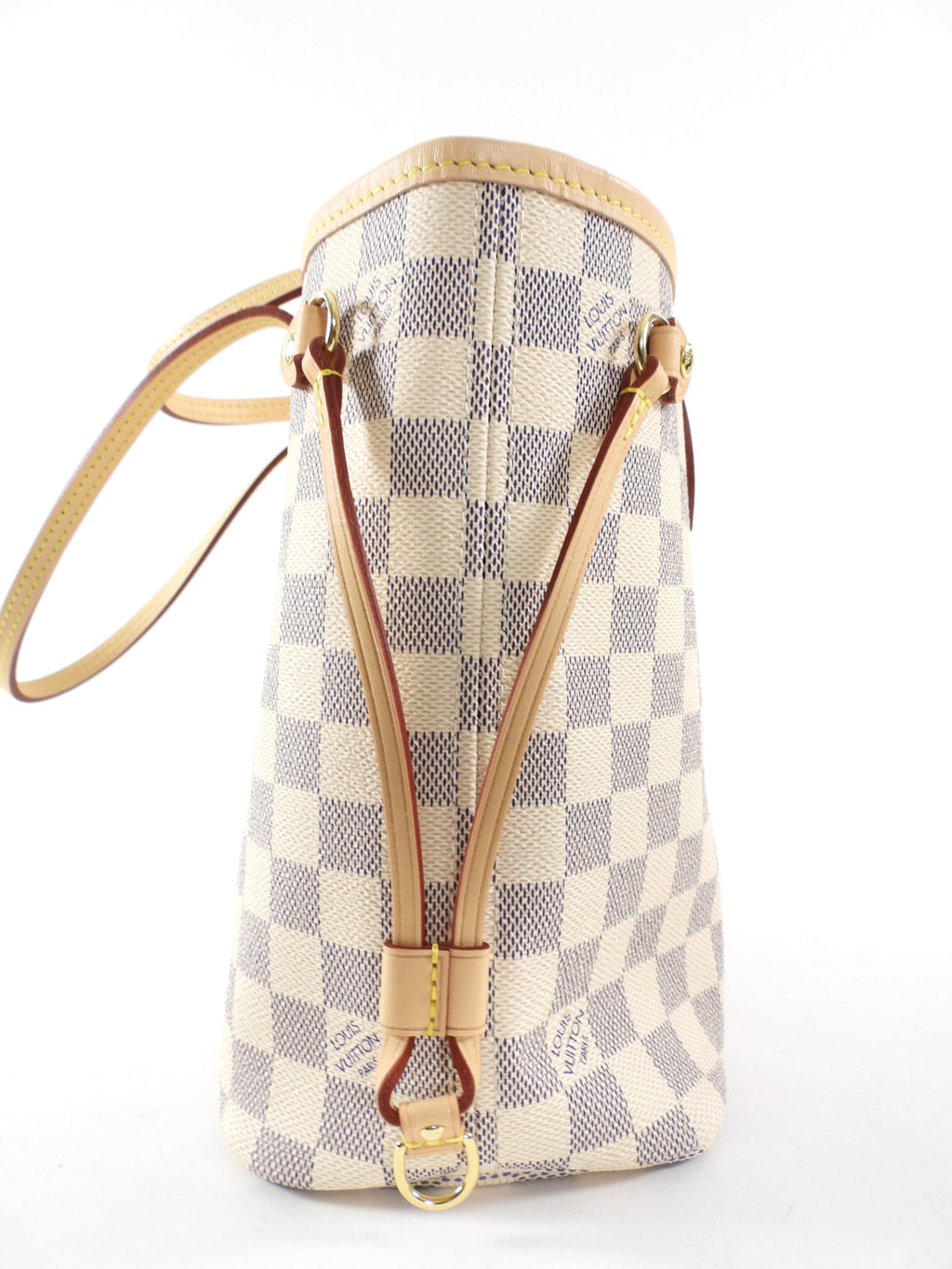 Louis Vuitton Damier Azur Neverfull MM Tote Bag with Insert