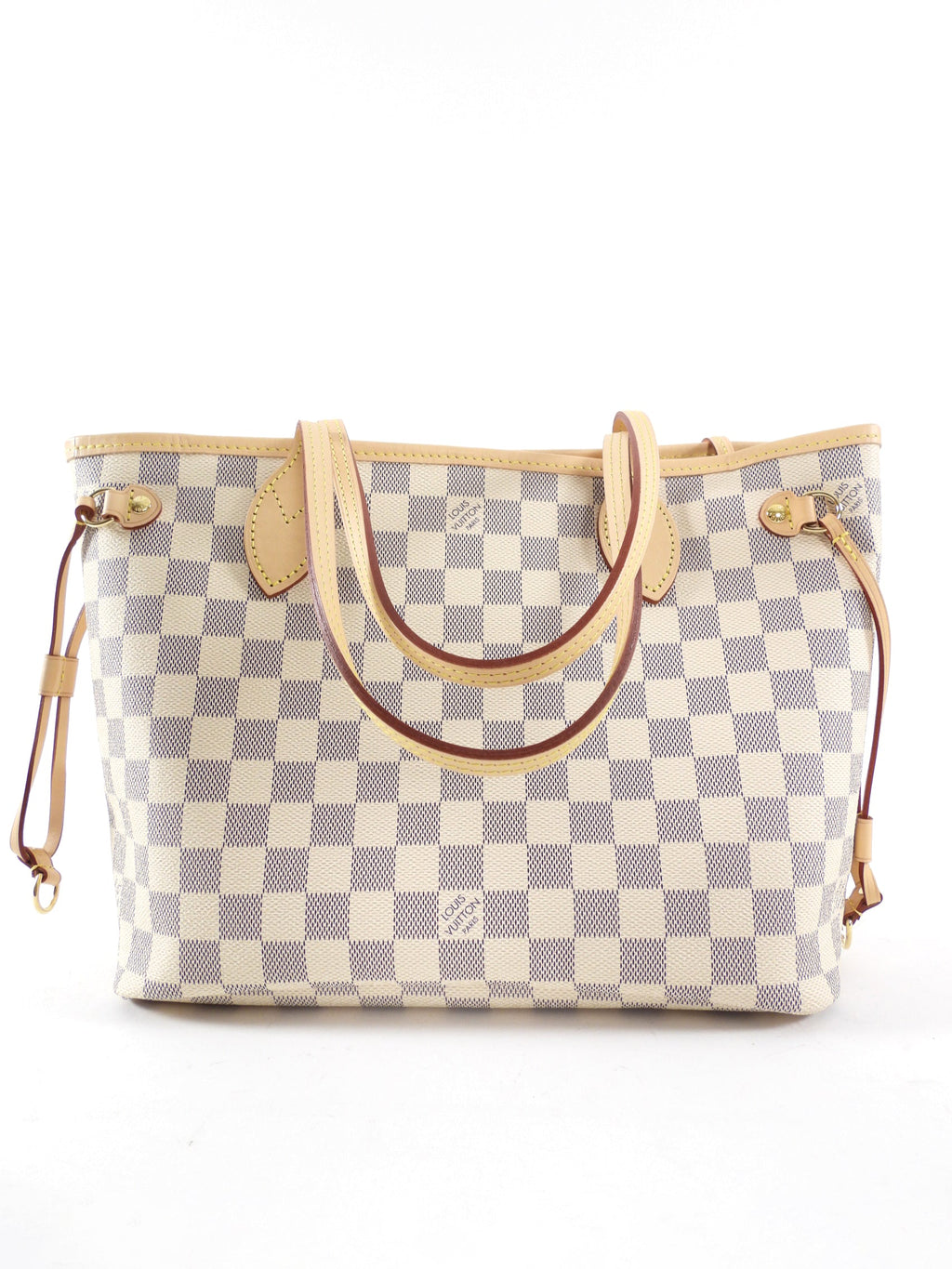 Louis Vuitton Damier Azur Neverfull MM Tote Bag with Insert