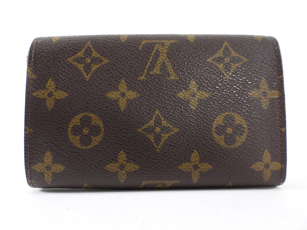 Louis Vuitton Monogram Porte-Monnaie Tresor Compact Wallet