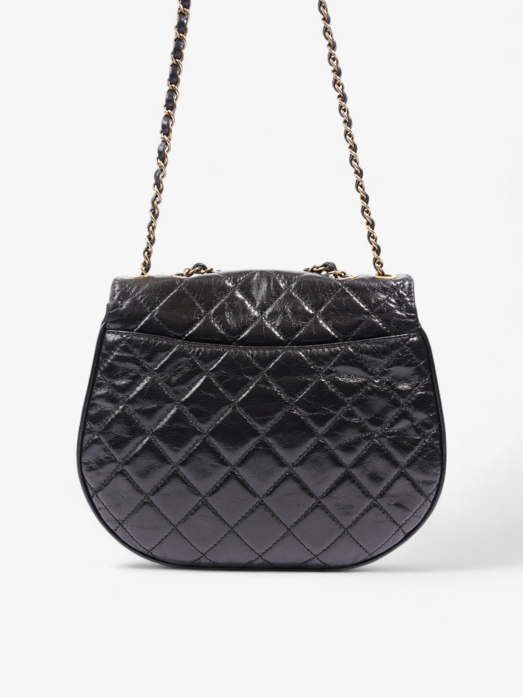Chanel Dubai Black Calfskin Leather Medium