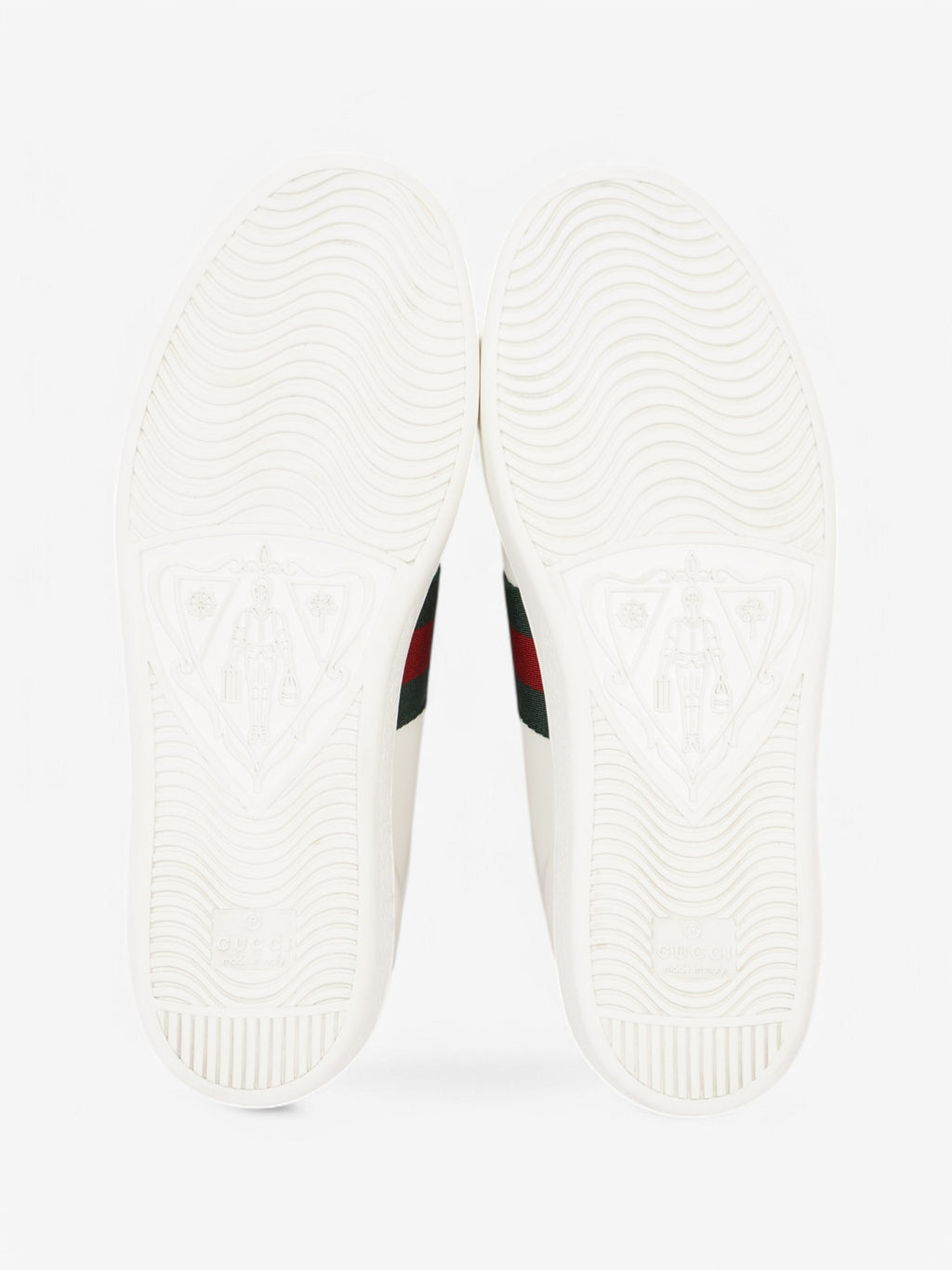 Gucci Ace Embroidered Sneakers  White  / Green / Red Leather EU 38.5 UK 5.5