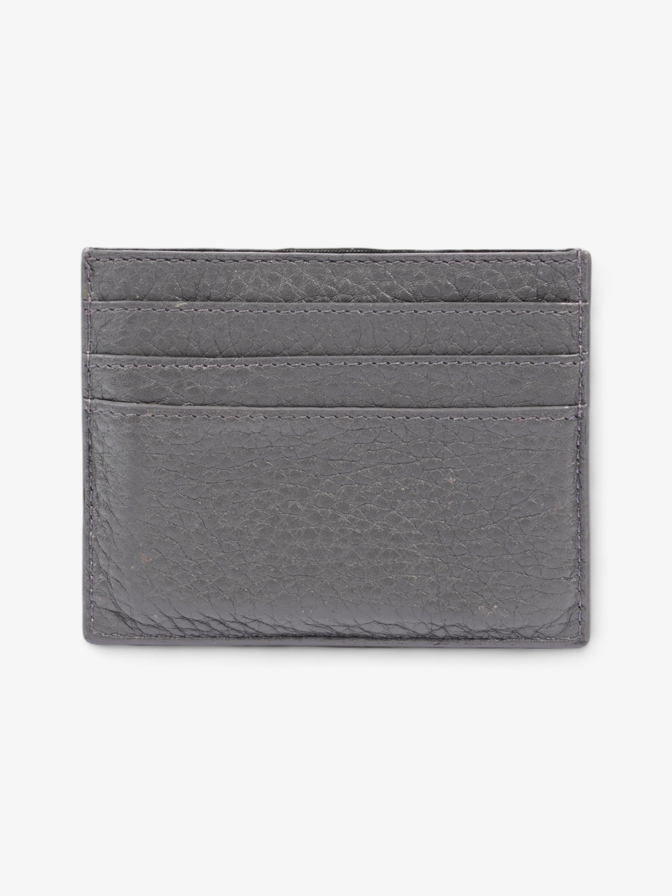 Fendi Roma  Holder Charcoal / White Leather