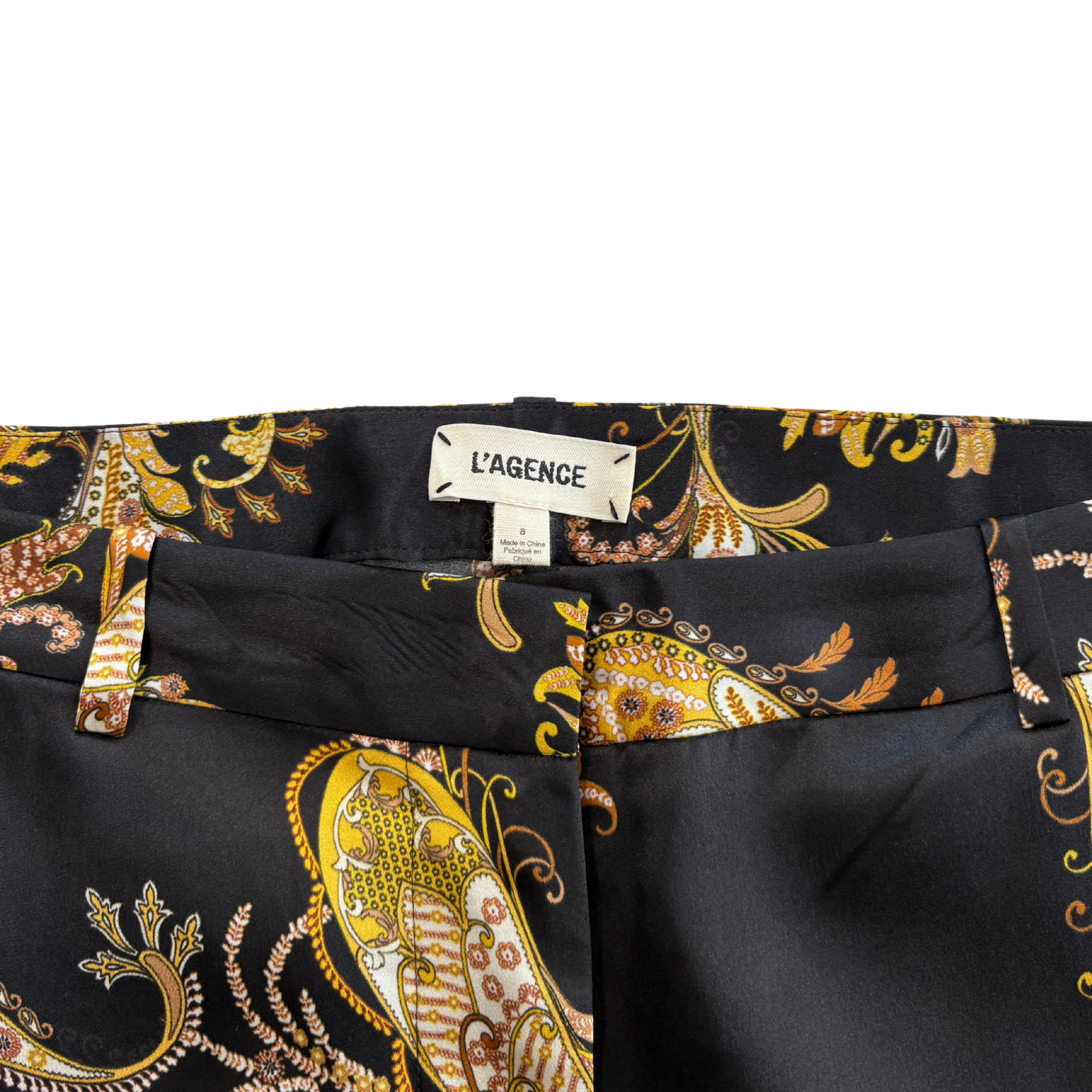 L'Agence 'Pilar' Wide-Leg Pants - Women's 8