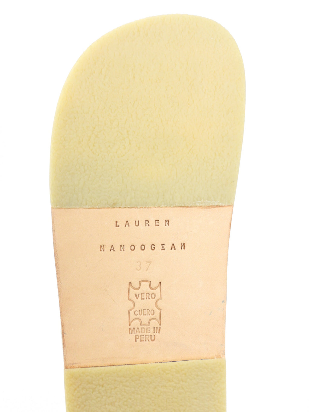 Lauren Manoogian Beige Felted Mule - 37