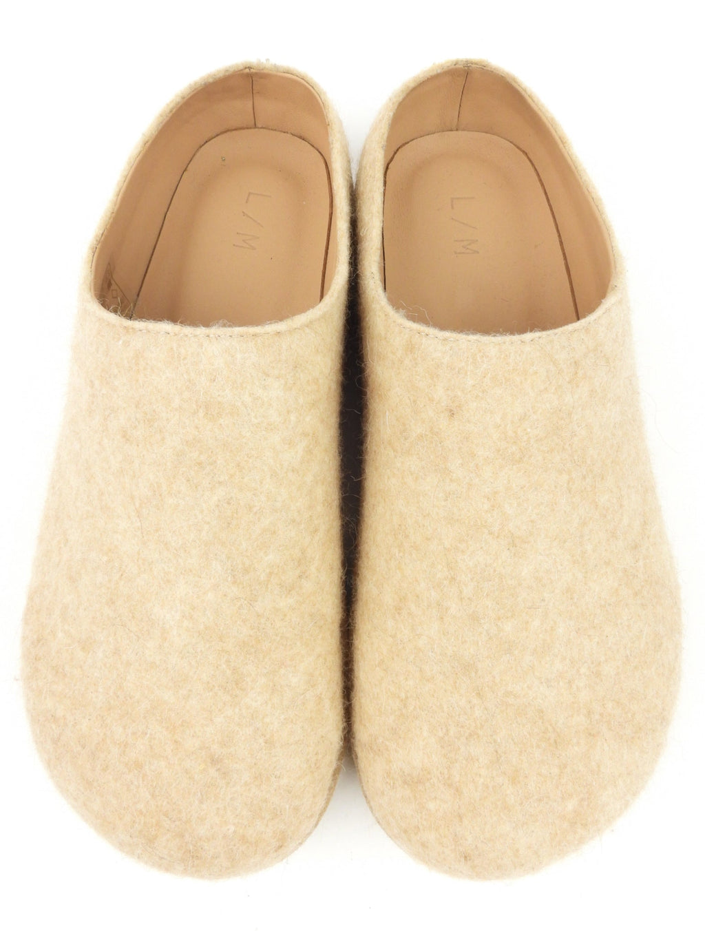 Lauren Manoogian Beige Felted Mule - 37