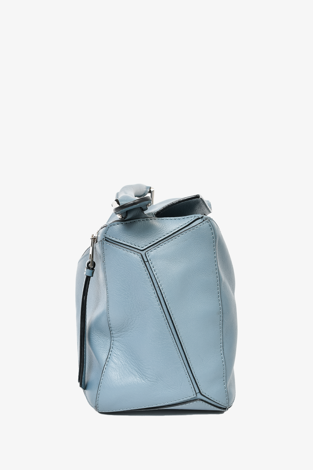 Loewe 2016 Blue Leather Medium Puzzle Bag