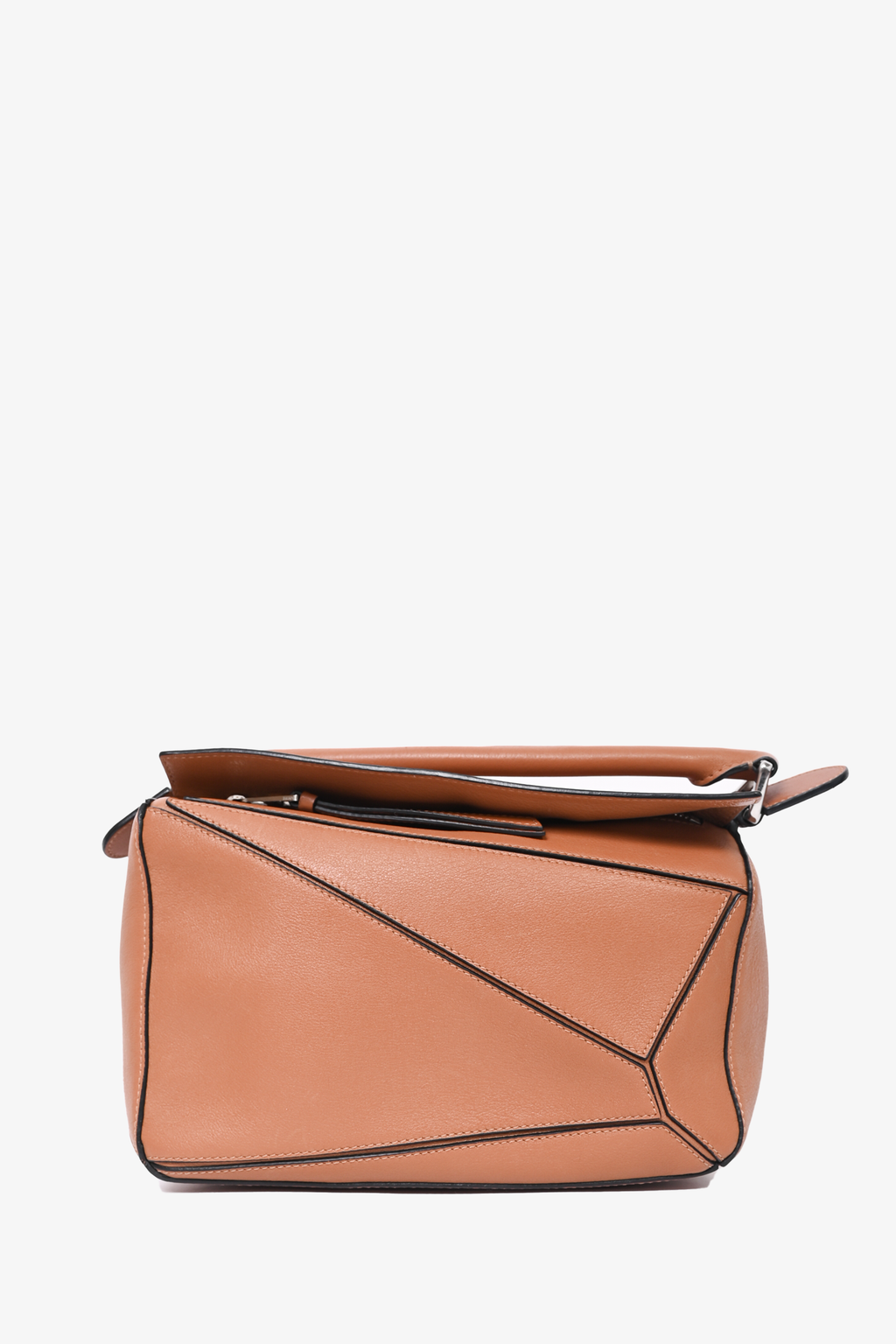 Loewe 2017 Tan Leather Small Puzzle Bag