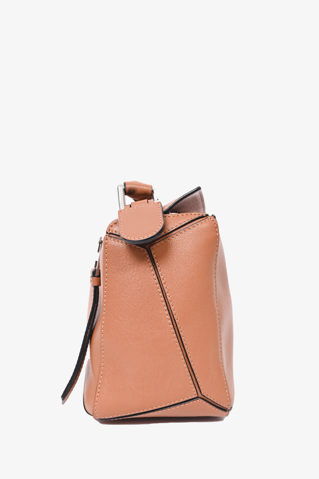 Loewe 2017 Tan Leather Small Puzzle Bag