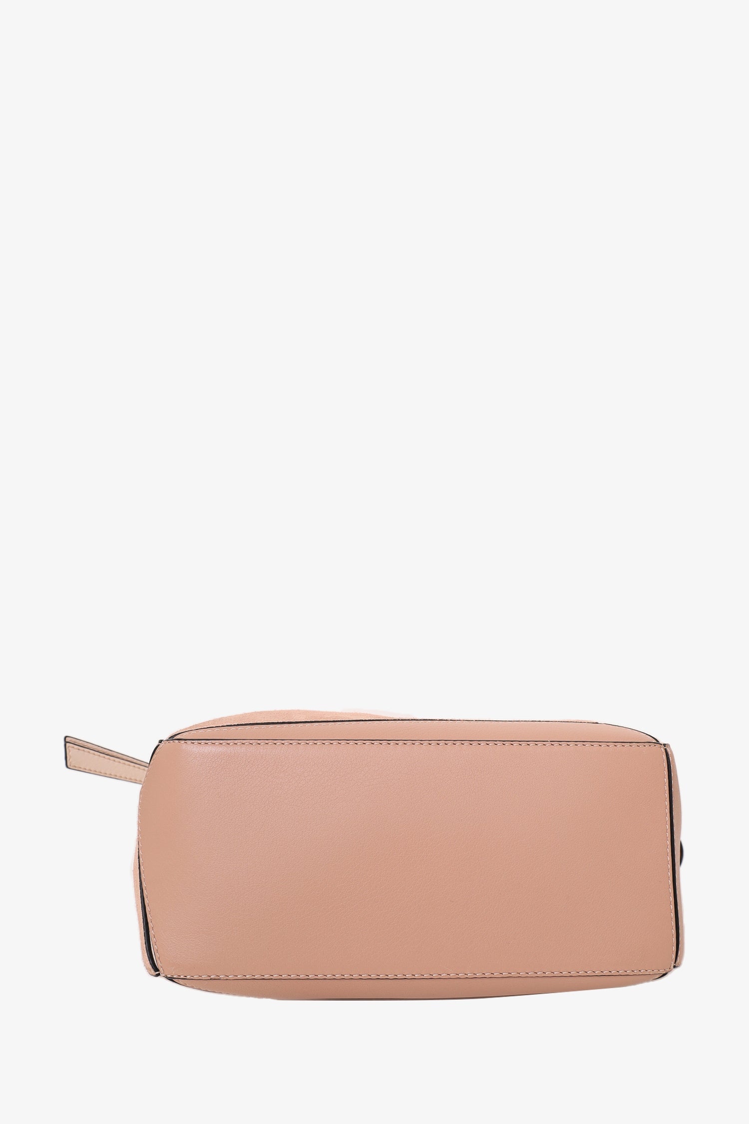 Loewe 2018 Blush Leather/Suede Small Puzzle Bag