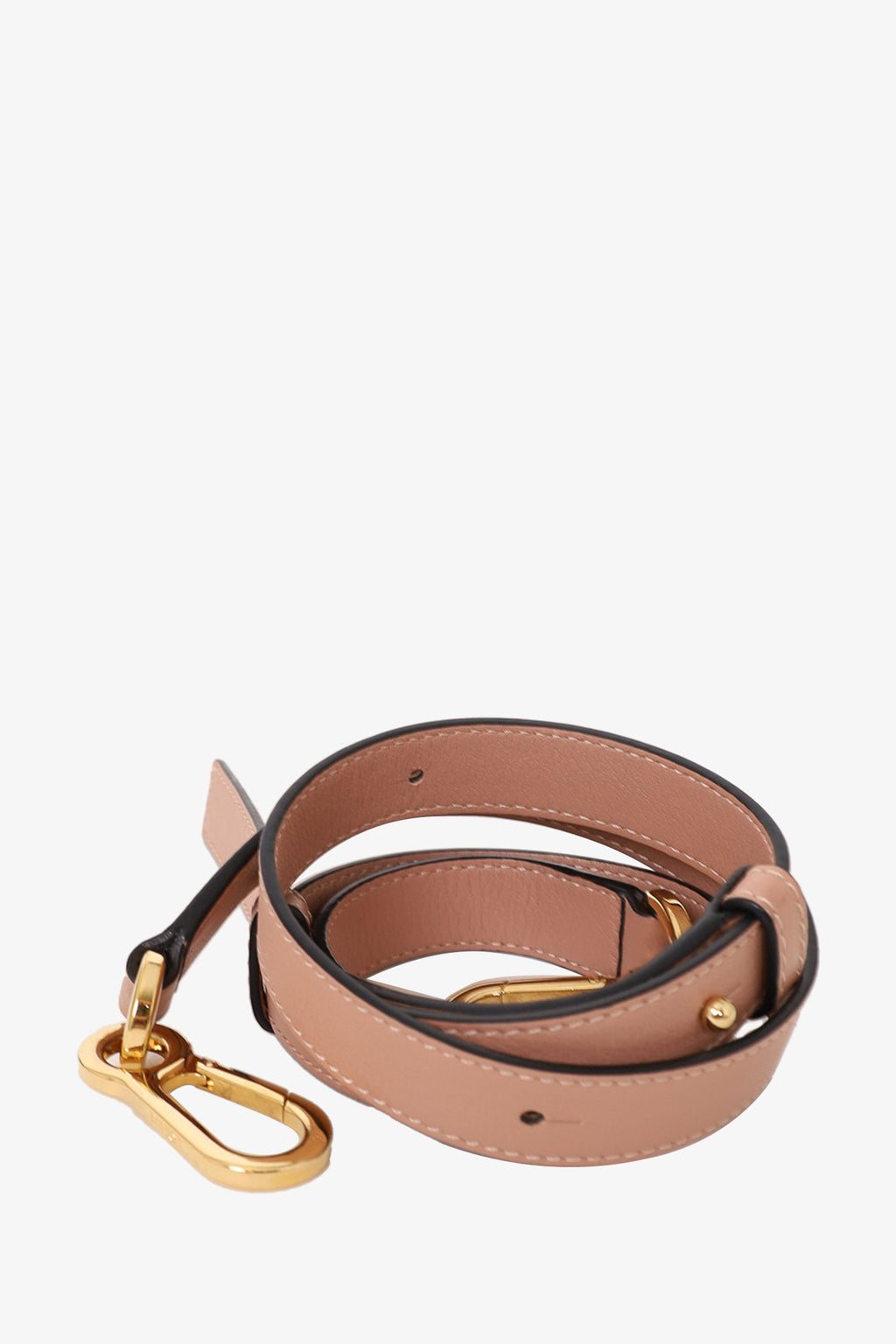 Loewe 2018 Blush Leather/Suede Small Puzzle Bag
