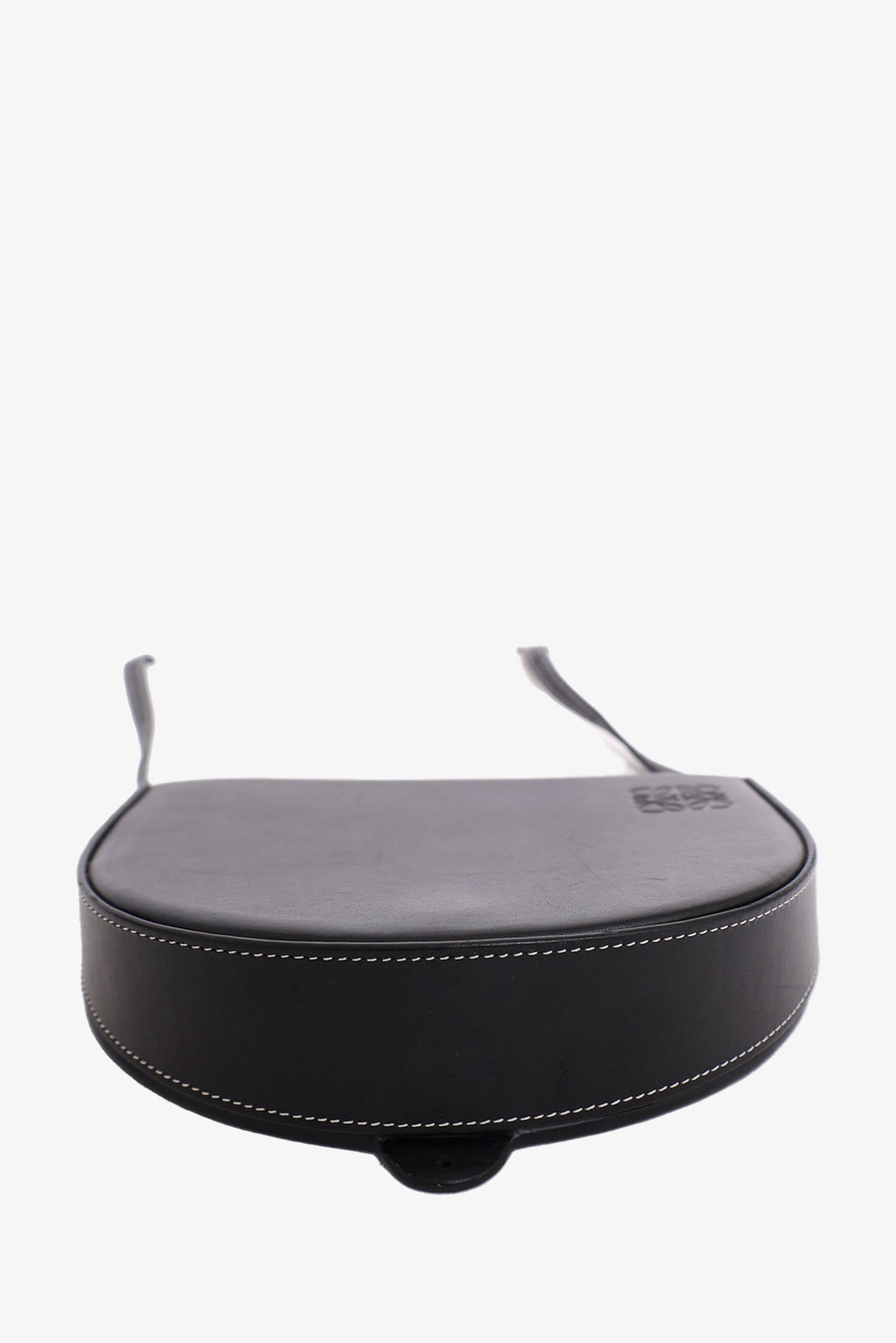 Loewe Black Leather Small Heel Crossbody Bag
