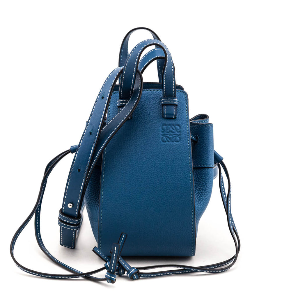 Loewe Blue Caslfkin Mini Hammock Shoulder Bag