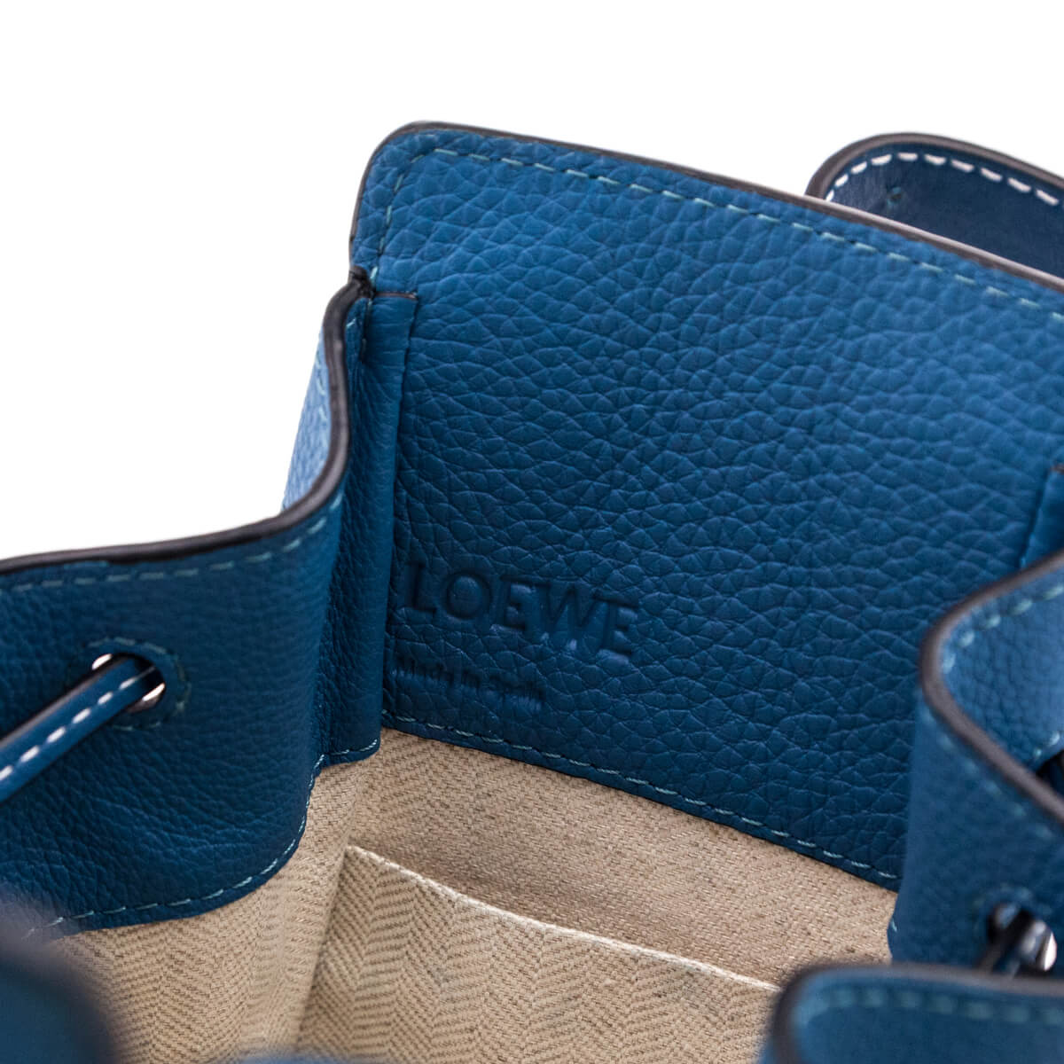 Loewe Blue Caslfkin Mini Hammock Shoulder Bag