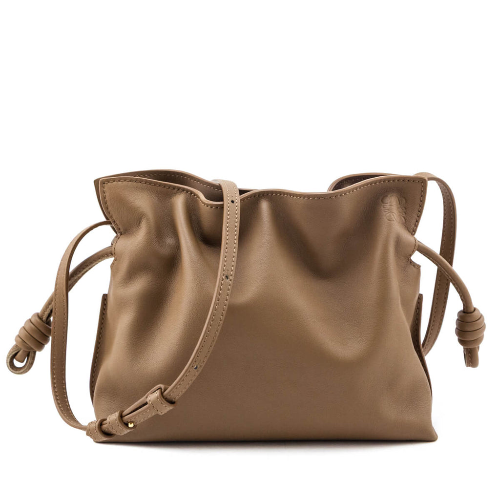 Loewe Brown Nappa Mini Flamenco Knot Bag