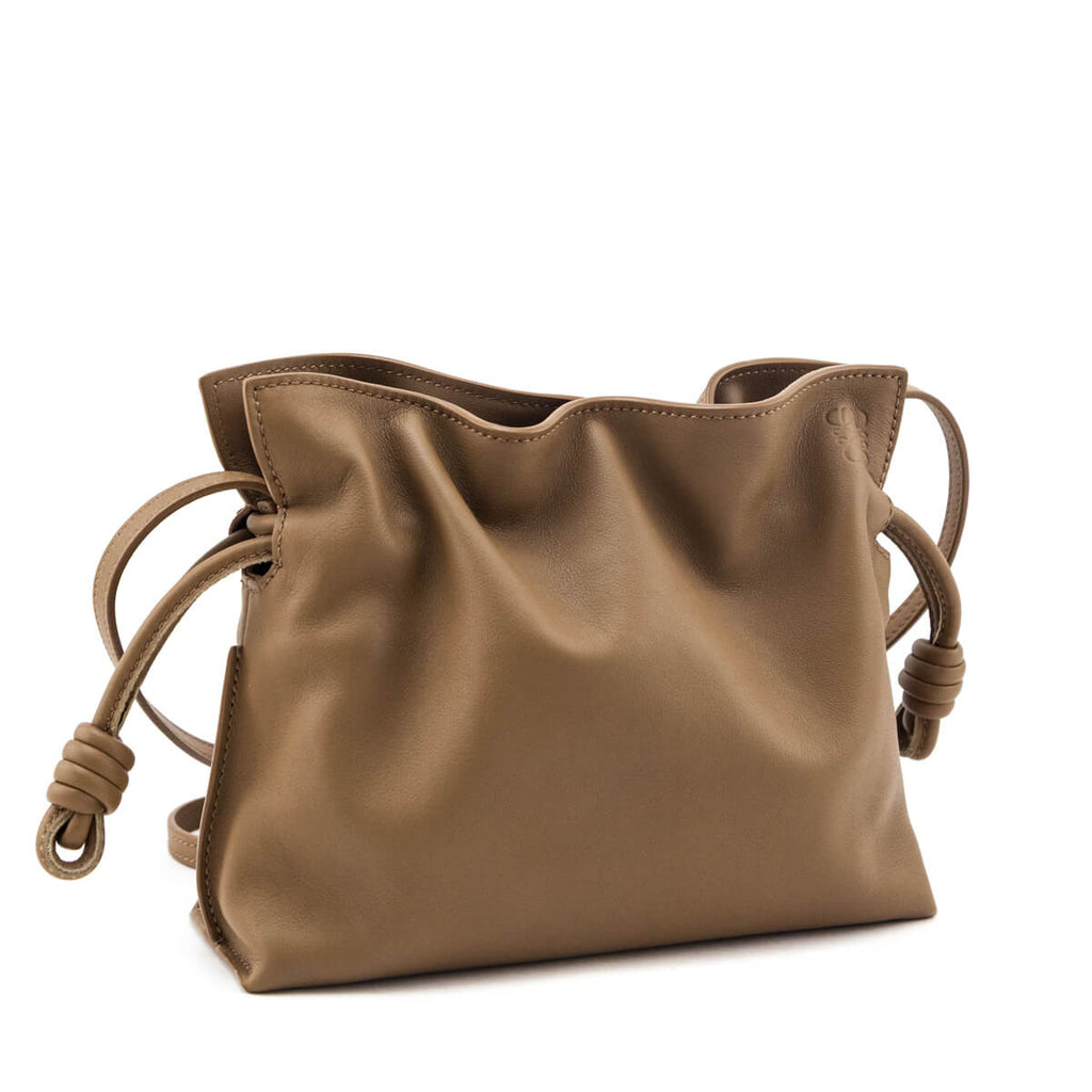 Loewe Brown Nappa Mini Flamenco Knot Bag