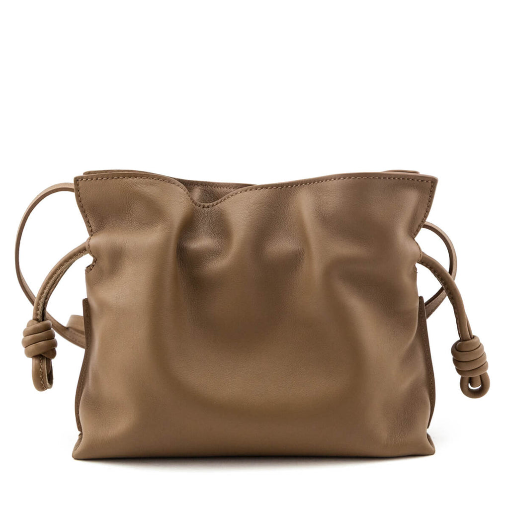 Loewe Brown Nappa Mini Flamenco Knot Bag