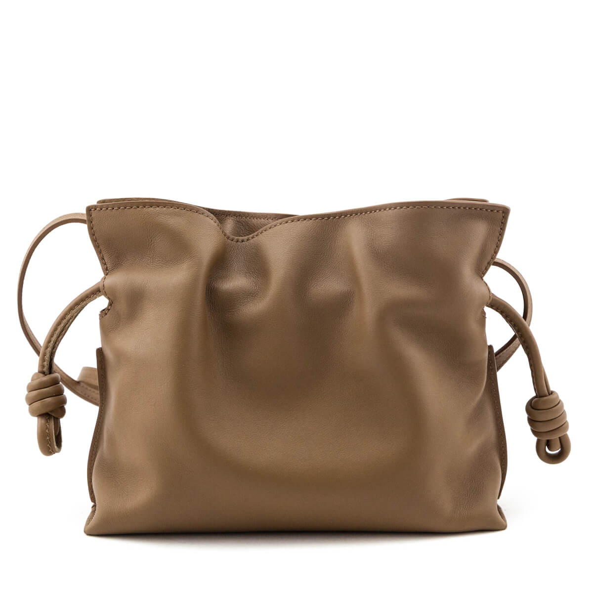 Loewe Brown Nappa Mini Flamenco Knot Bag
