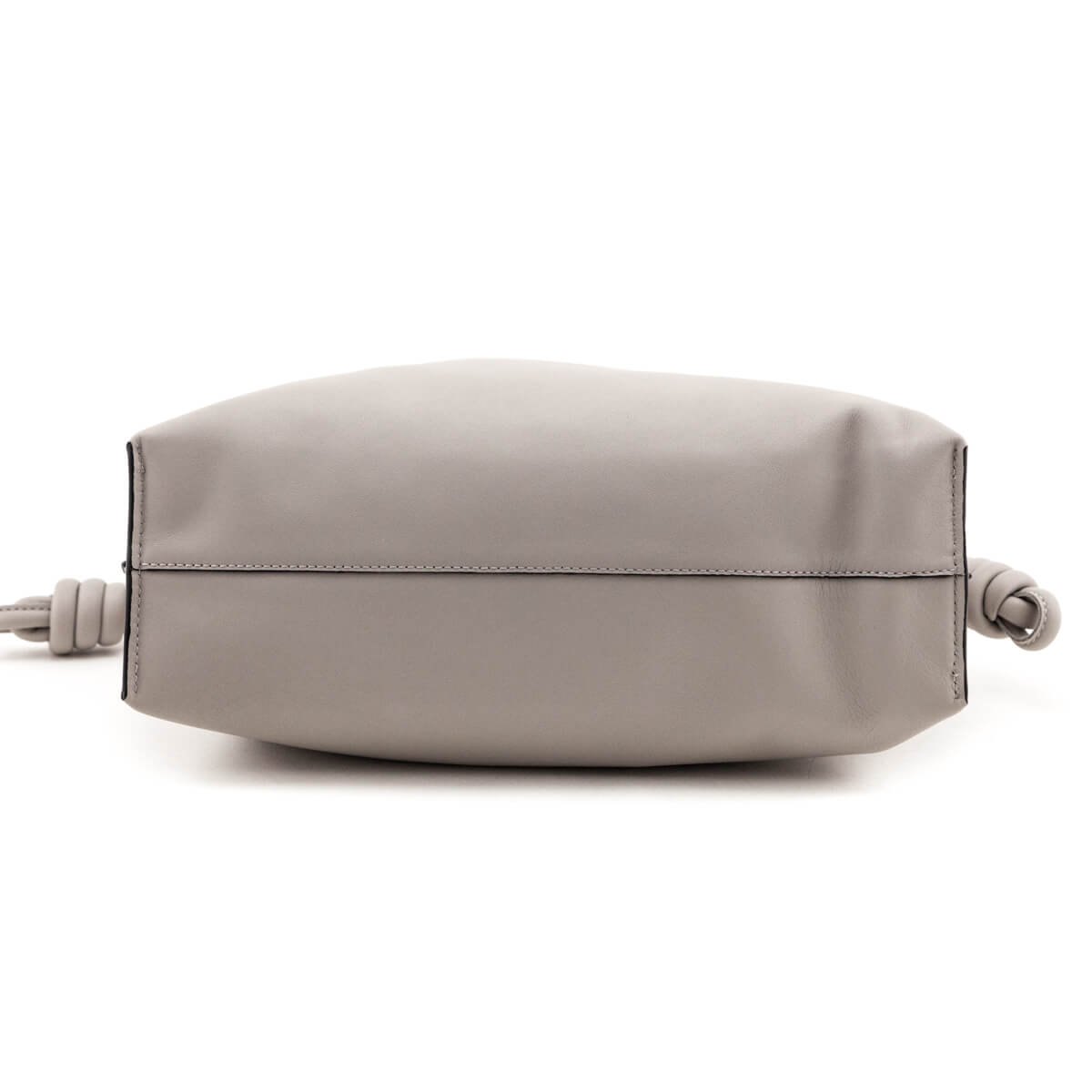 Loewe Ghost Gray Nappa Calfskin Medium Flamenco Clutch