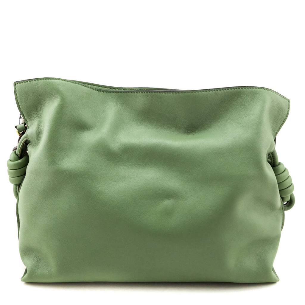 Loewe Rosemary Nappa Medium Flamenco Knot Bag with Donut & Braided Straps