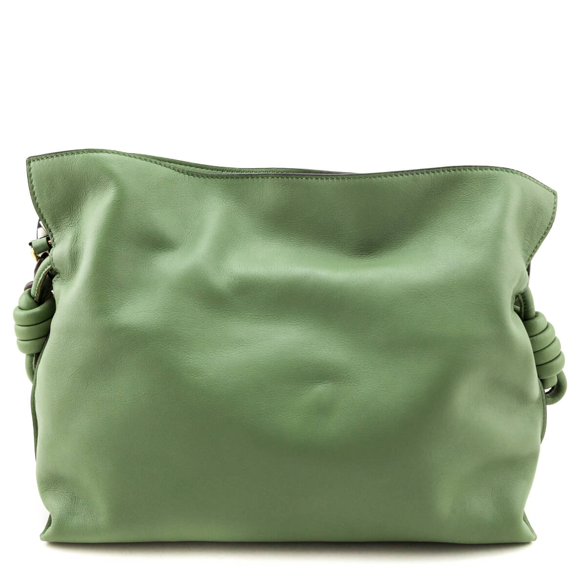 Loewe Rosemary Nappa Medium Flamenco Knot Bag with Donut & Braided Straps