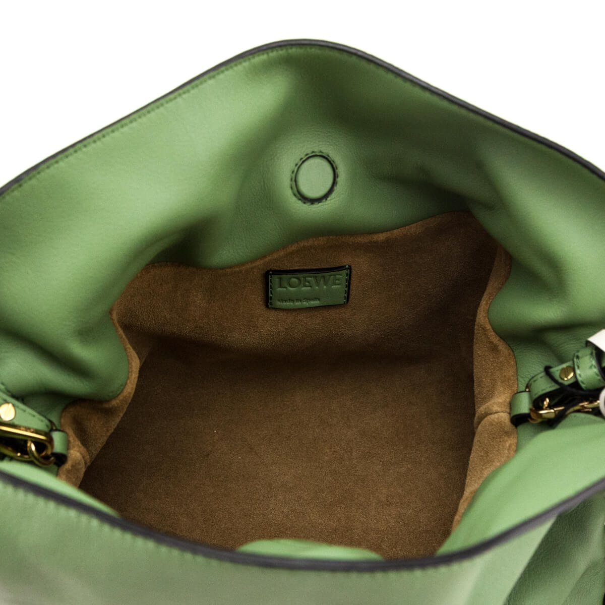 Loewe Rosemary Nappa Medium Flamenco Knot Bag with Donut & Braided Straps