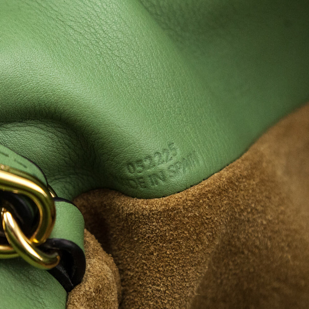 Loewe Rosemary Nappa Medium Flamenco Knot Bag with Donut & Braided Straps
