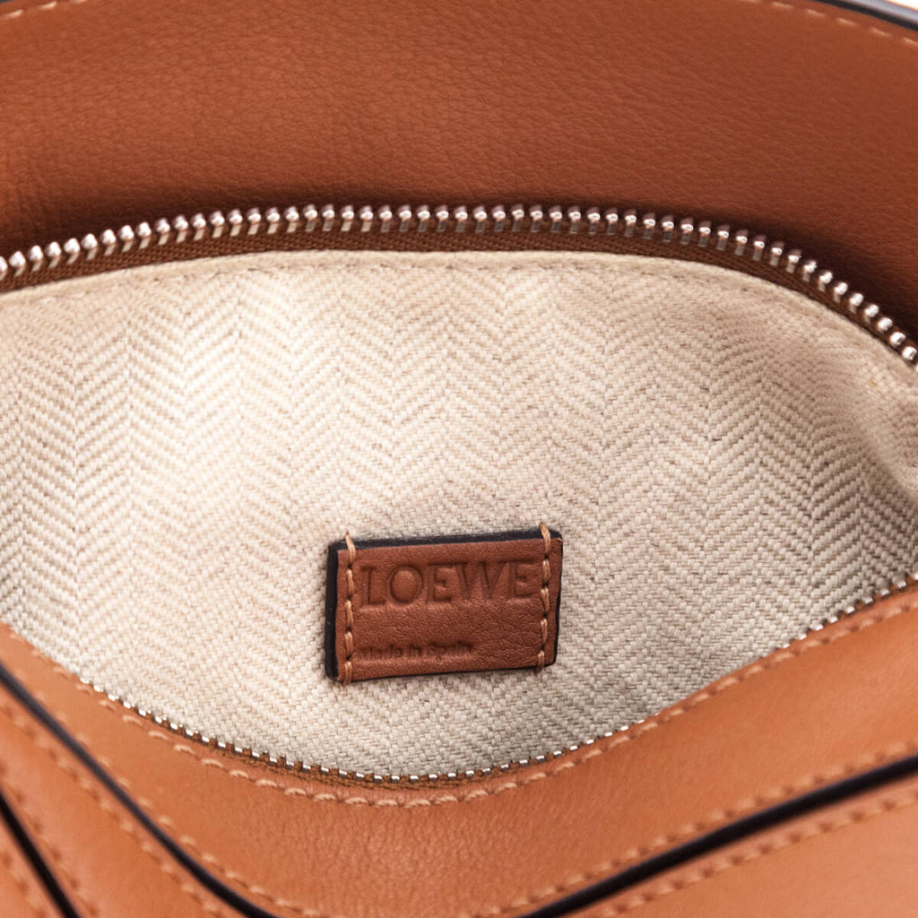 Loewe Tan Calfskin Mini Puzzle Bag