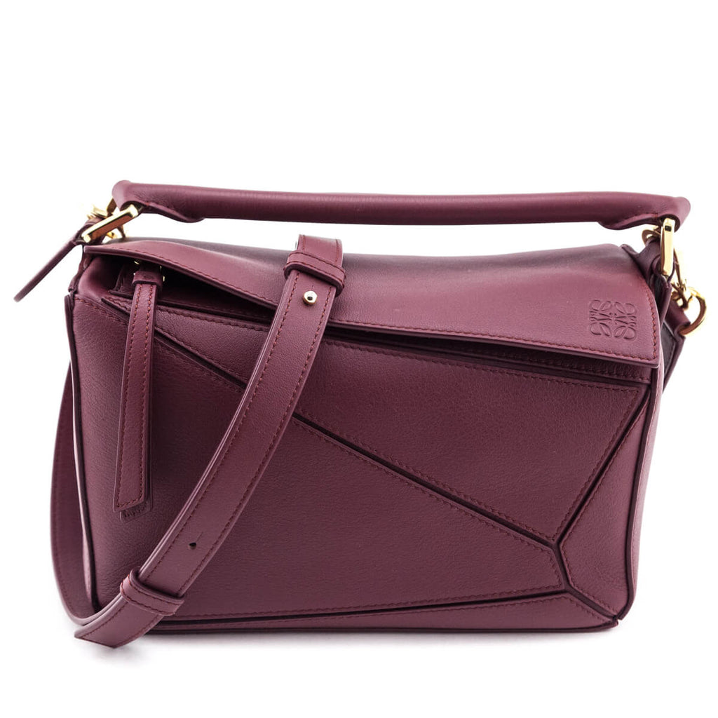Loewe Wild Berry Small Puzzle Bag