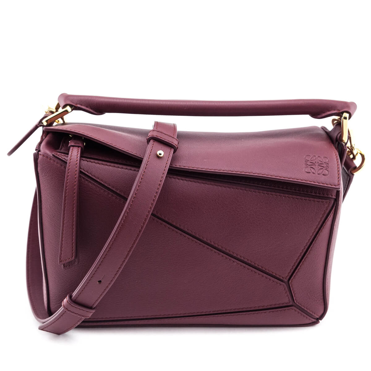 Loewe Wild Berry Small Puzzle Bag