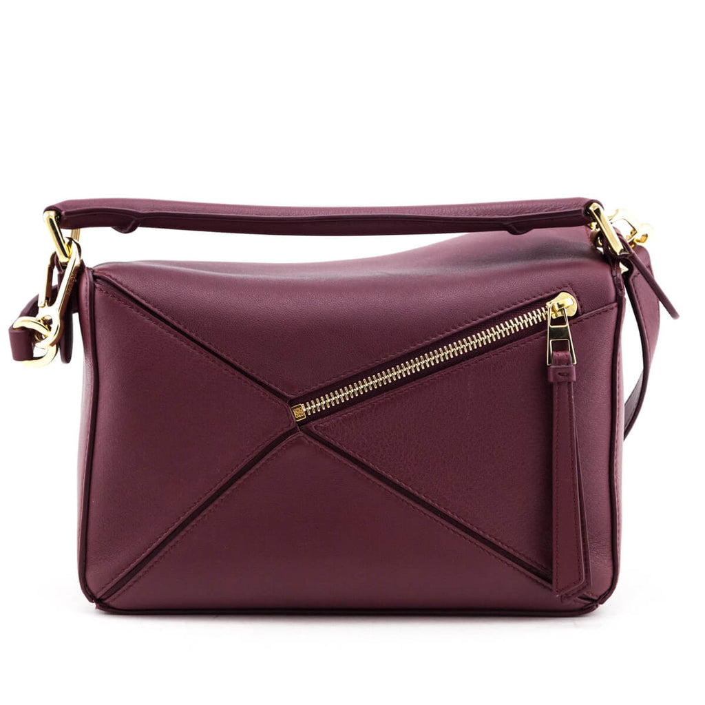 Loewe Wild Berry Small Puzzle Bag