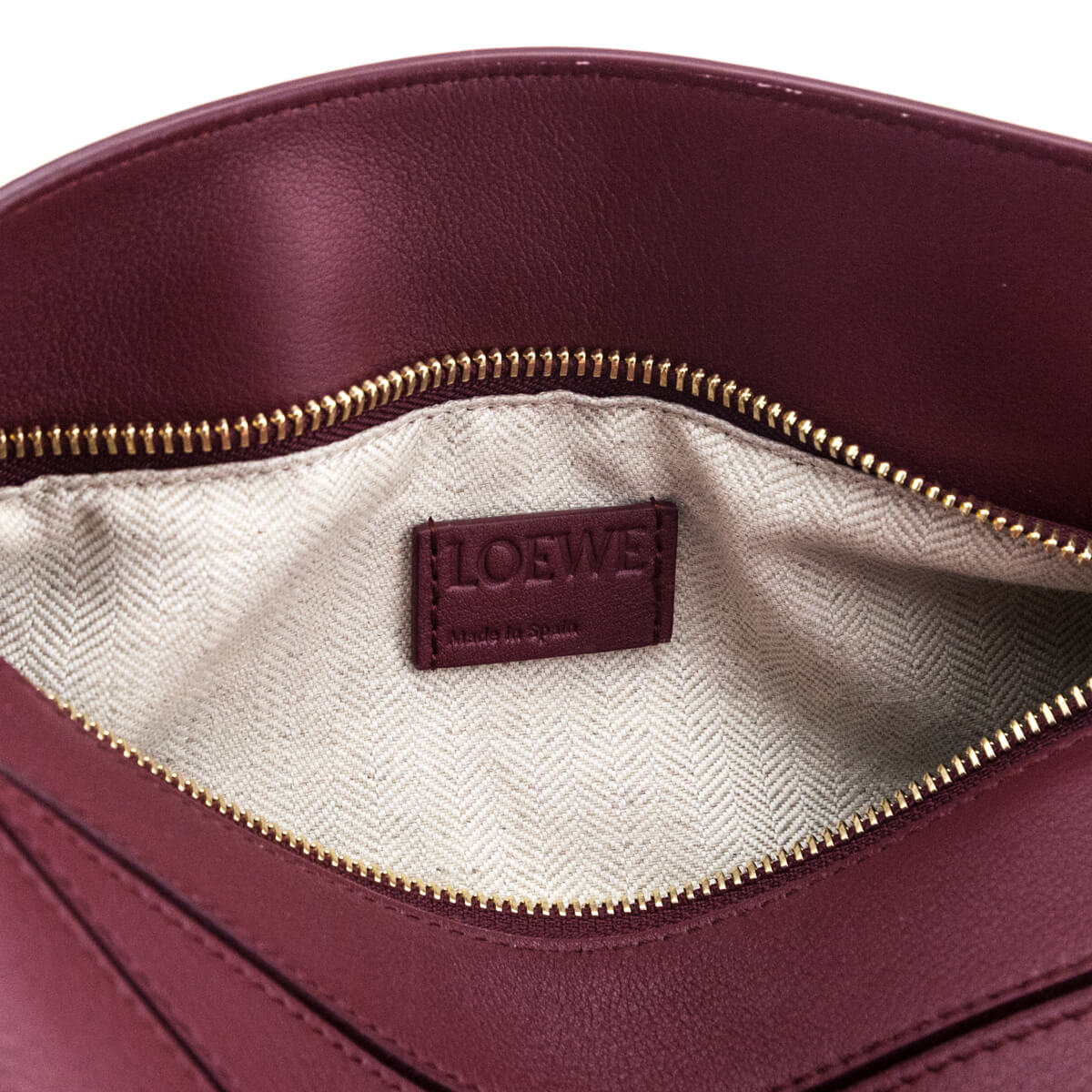 Loewe Wild Berry Small Puzzle Bag