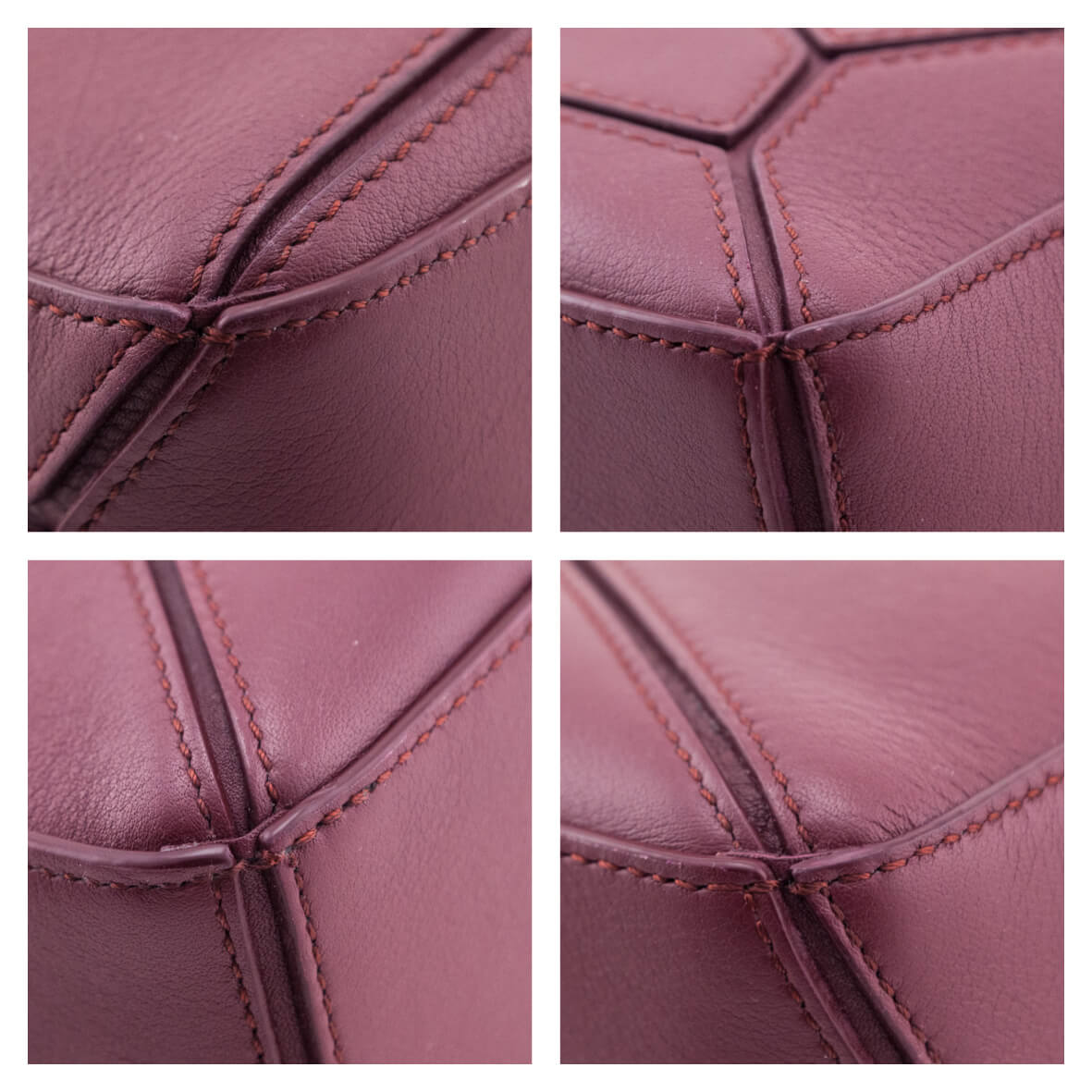 Loewe Wild Berry Small Puzzle Bag