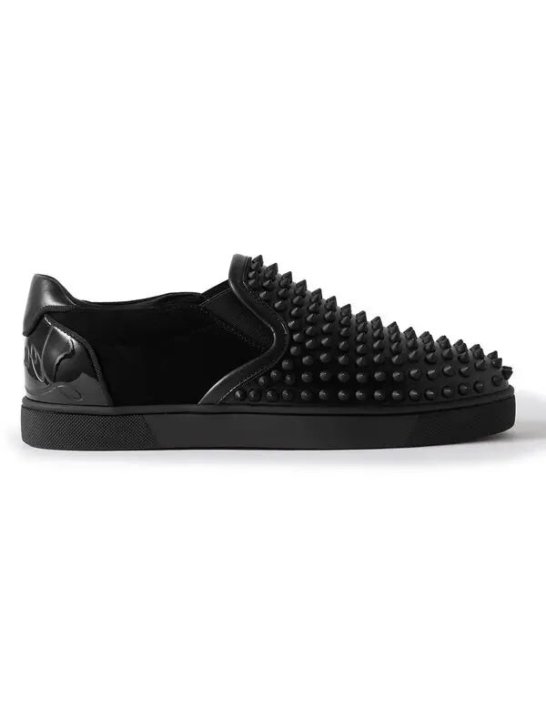 CHRISTIAN LOUBOUTIN FUN SAILOR STUDDED SNEAKERS