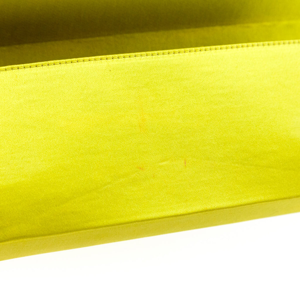 Louboutin Souffre Satin Triangolo Clutch