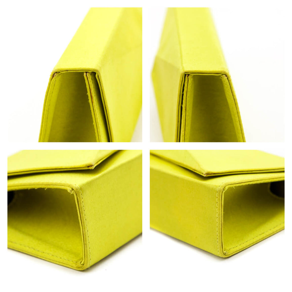 Louboutin Souffre Satin Triangolo Clutch