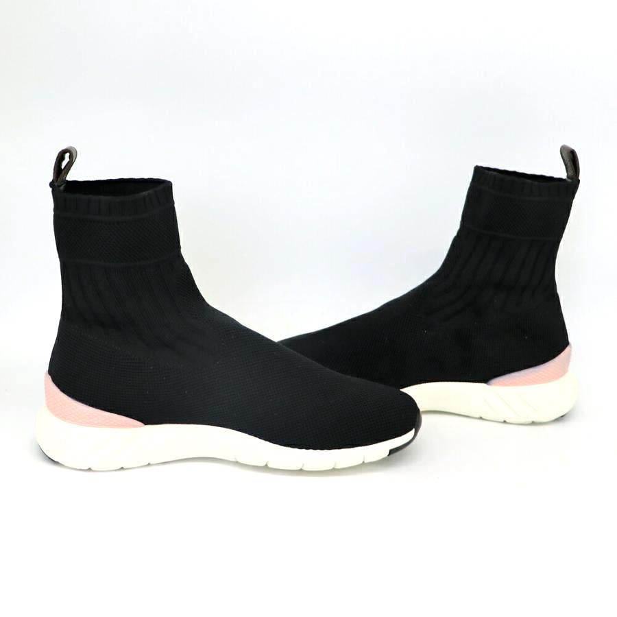 LOUIS VUITTON STRETCH KNIT AFTERGAME HIGH-TOP SNEAKERS