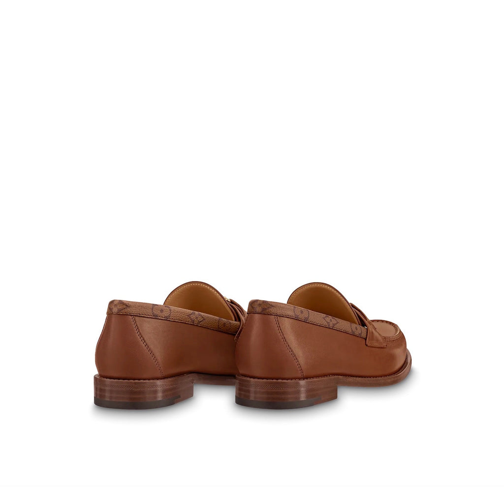 LOUIS VUITTON CALFSKIN LEATHER MAJOR LOAFERS