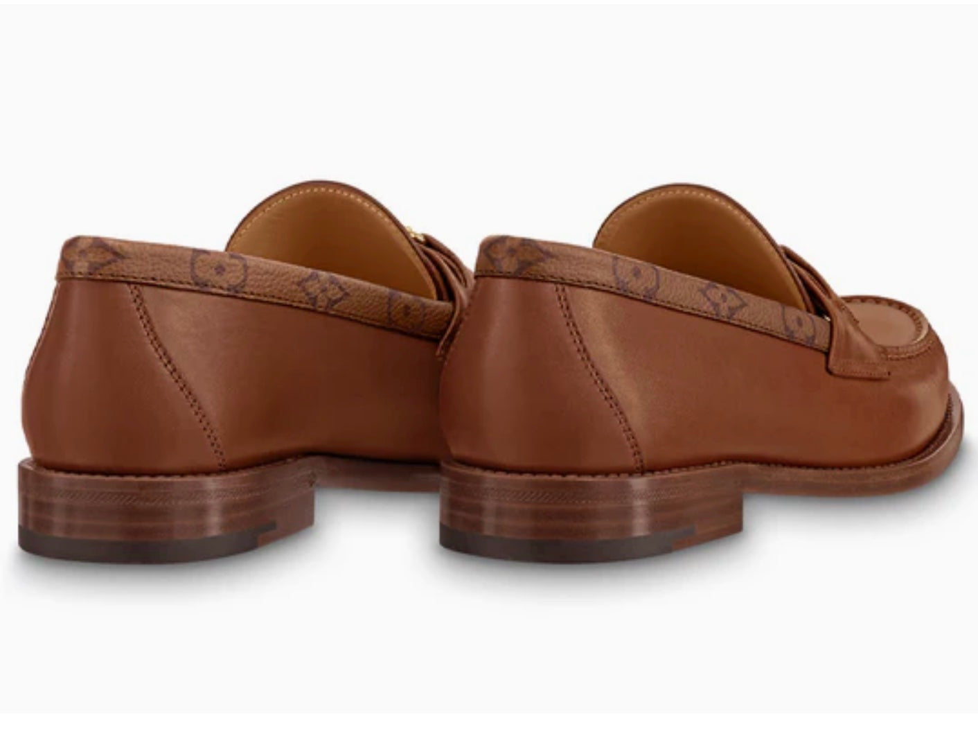 LOUIS VUITTON CALFSKIN LEATHER MAJOR LOAFERS