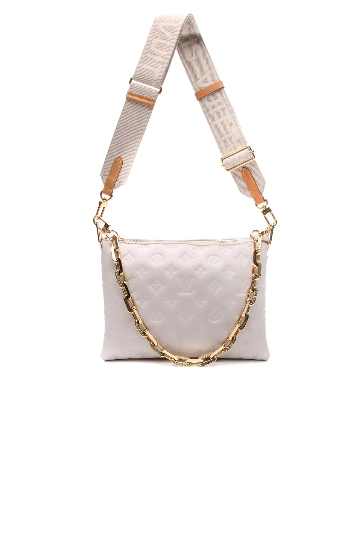LOUIS VUITTON MONOGRAM PUFFY LAMBSKIN COUSSIN PM BAG