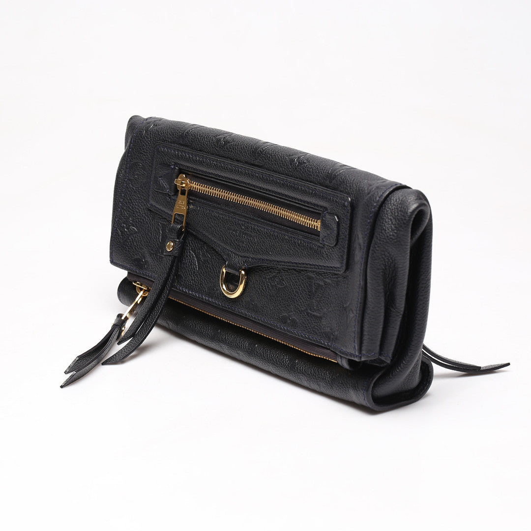 LOUIS VUITTON EMPREINTE LEATHER PETILLANTE INFINI CLUTCH BAG