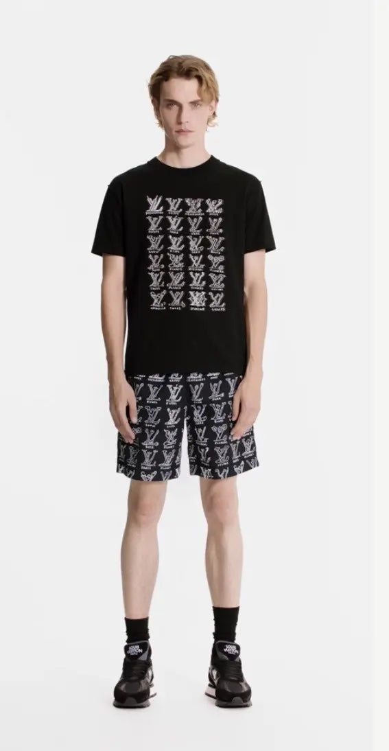 LOUIS VUITTON LV CARTOONS BOARD SWIM TRUNK